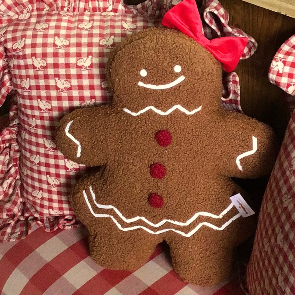 GINGERBREAD GIRL PILLOW❤️❤️